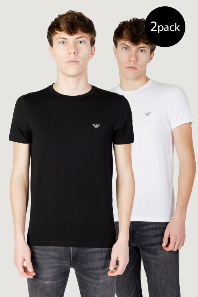 T-shirt Emporio Armani Underwear 2pack crew neck s/s Bianco