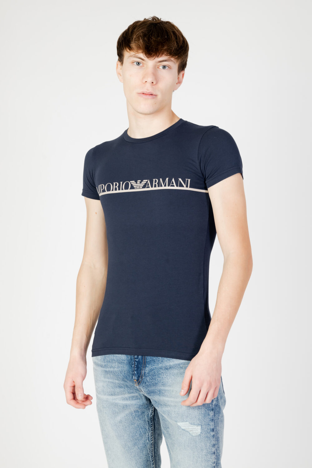 T-shirt intimo Emporio Armani Underwear crew neck s/sleeve Blu - Foto 1