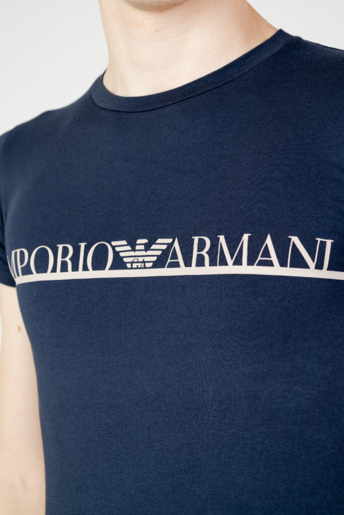 T-shirt Emporio Armani Underwear crew neck s/sleeve Blu