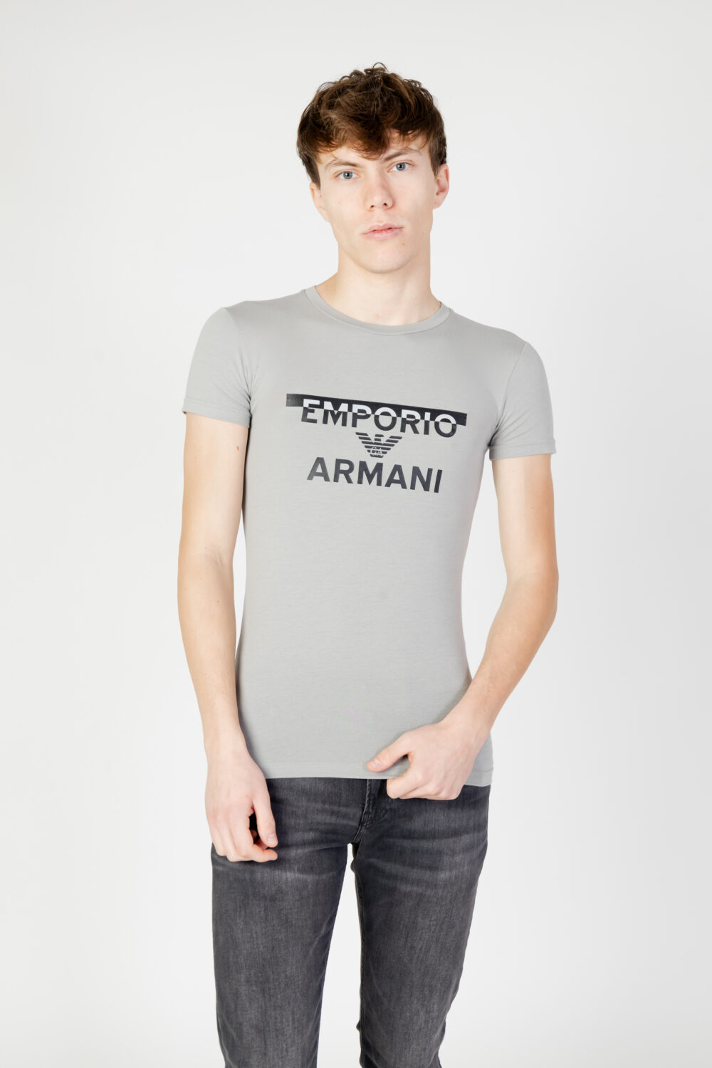 T-shirt intimo Emporio Armani Underwear crew neck s/sleeve Grigio - Foto 1