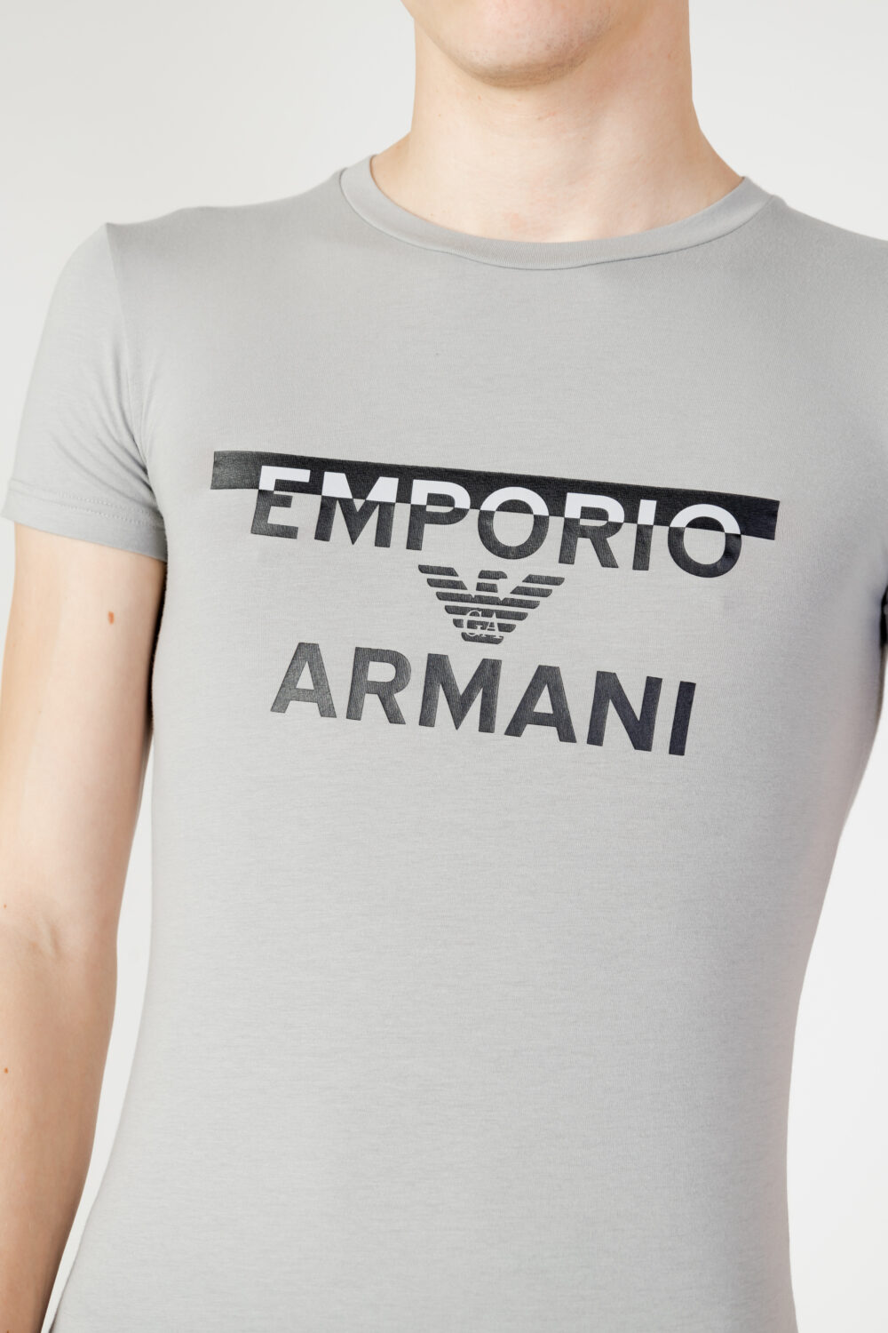 T-shirt intimo Emporio Armani Underwear crew neck s/sleeve Grigio - Foto 2
