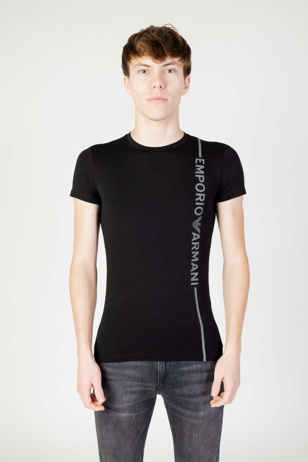 T-shirt intimo Emporio Armani Underwear crew neck s/sleeve Nero - Foto 4