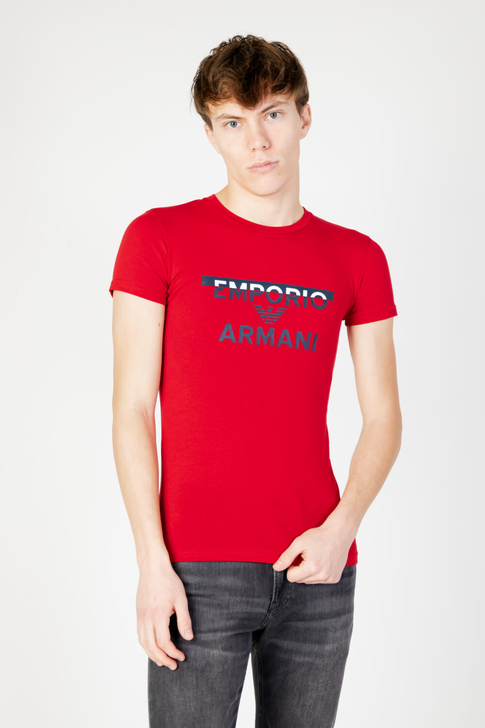 T-shirt intimo Emporio Armani Underwear crew neck s/sleeve Rosso - Foto 1