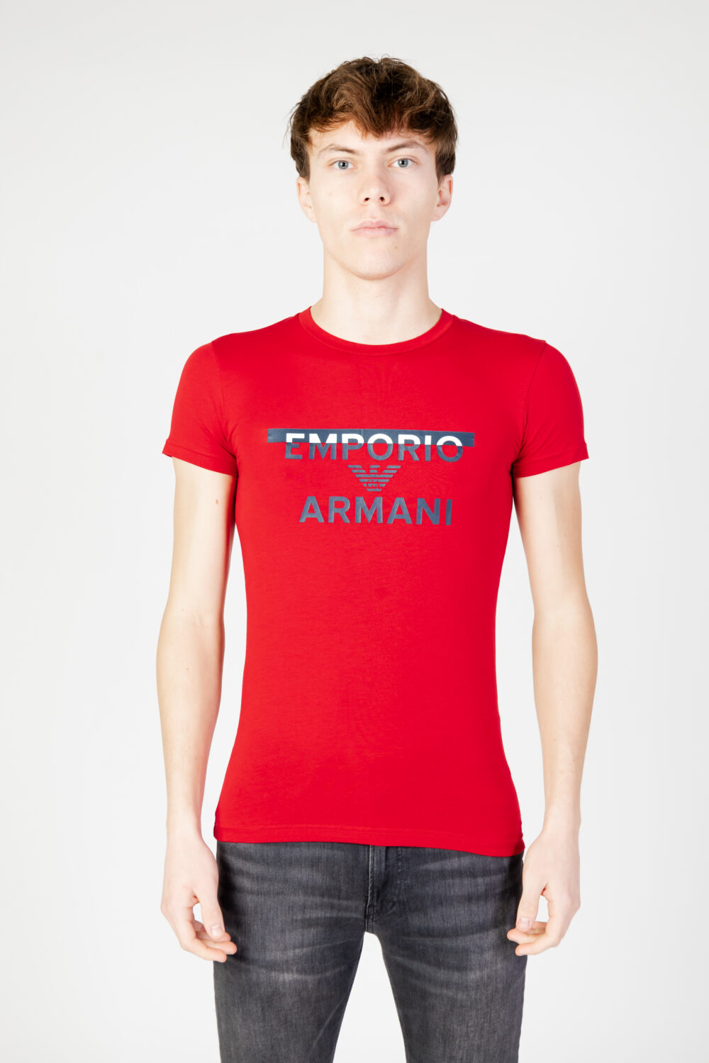 T-shirt intimo Emporio Armani Underwear crew neck s/sleeve Rosso - Foto 4