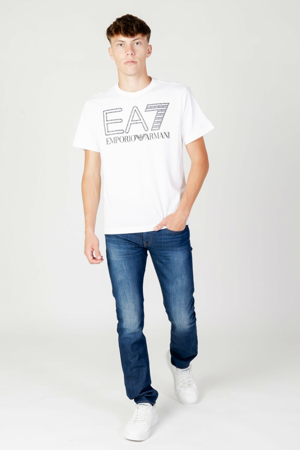 T-shirt EA7 Bianco - Foto 2