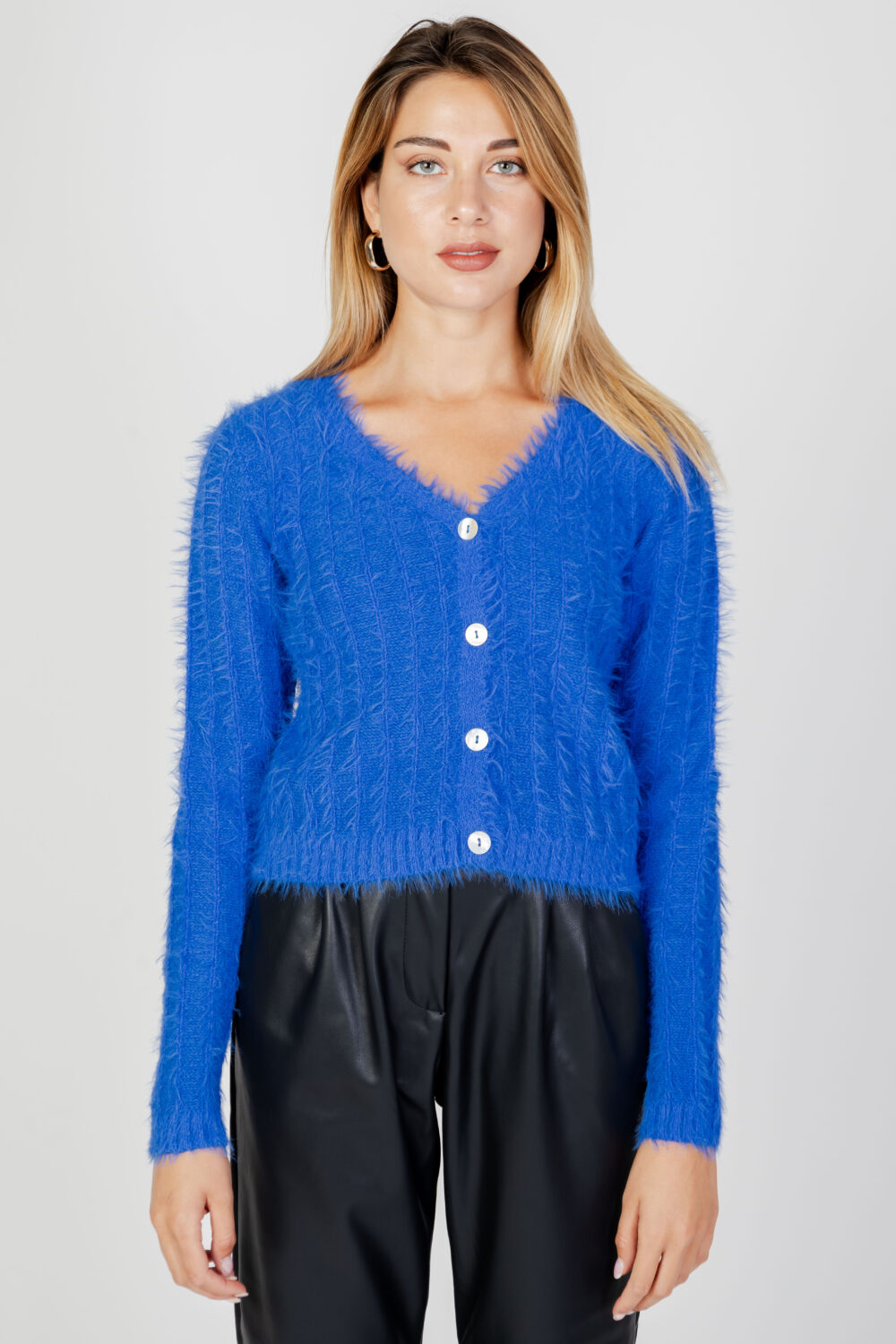 Cardigan Vero Moda vmlapoilu ls v-neck boo rep Blu - Foto 6