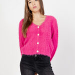 Cardigan Vero Moda vmlapoilu ls v-neck boo rep Fuxia - Foto 1