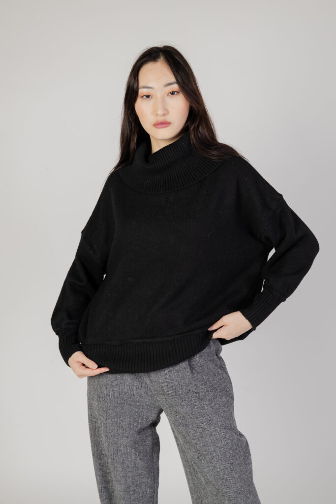 Dolcevita Only onlhazel ls cowlneck bf knt Nero