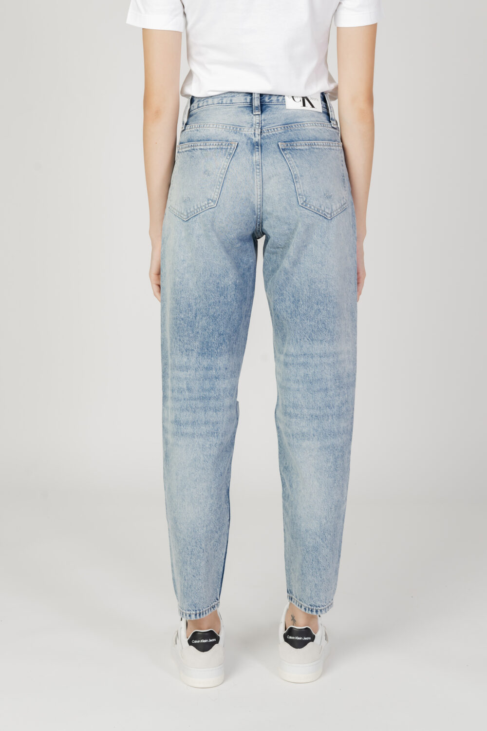 Jeans mom Calvin Klein Jeans mom jean Denim chiaro - Foto 3