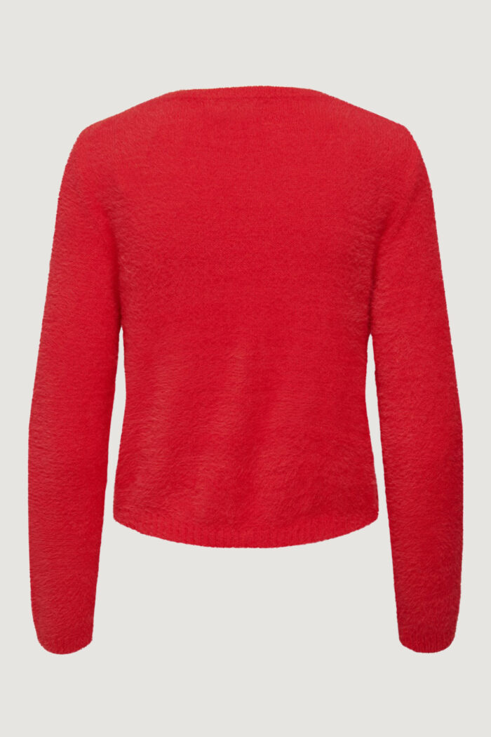 Maglione Only onlpiumo ls o-neck knt Rosso