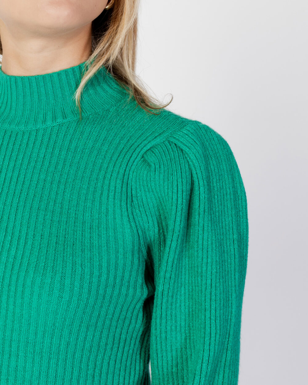 Maglione Only onlkatia l/s highneck cc knt Verde - Foto 2