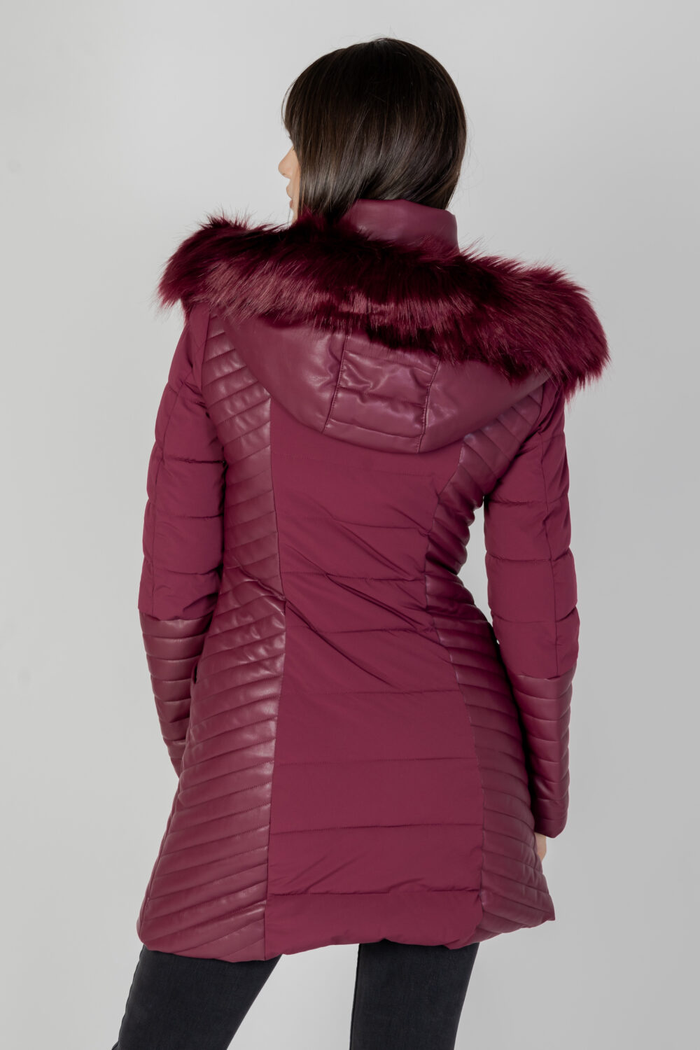 Piumino Guess new oxana jacket Bordeaux - Foto 4