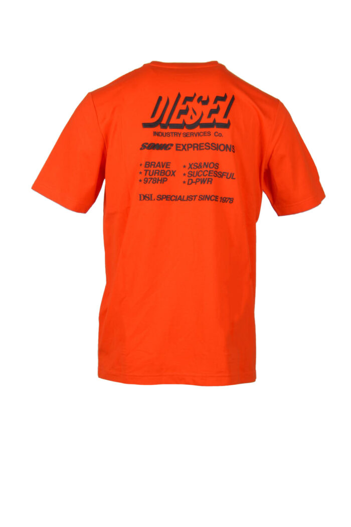 T-shirt Diesel  Arancione