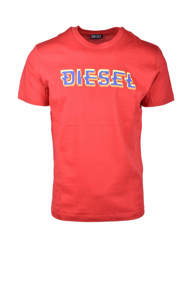 T-shirt Diesel  Rosso