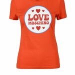T-shirt Love Moschino Arancione - Foto 1