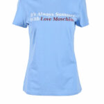 T-shirt Love Moschino Celeste - Foto 1