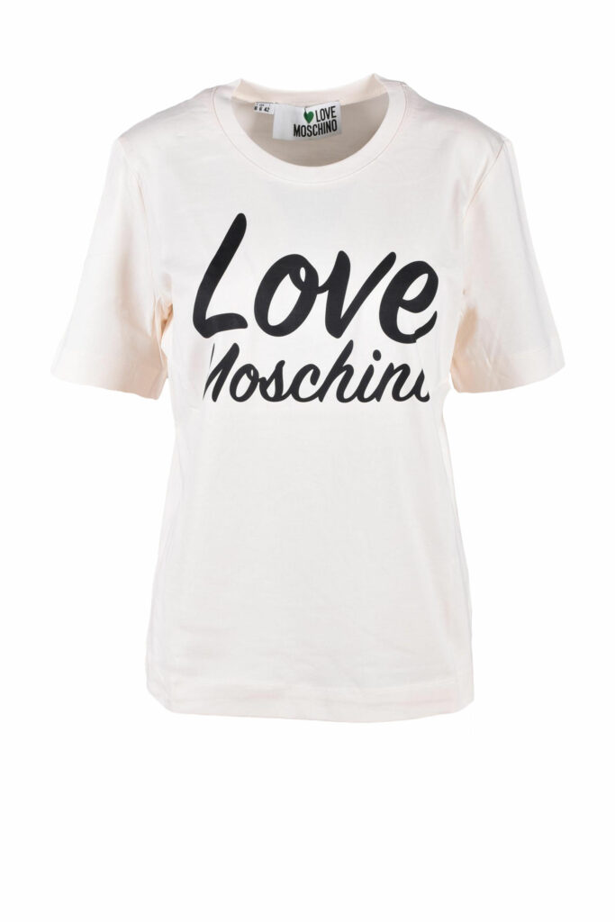 T-shirt Love Moschino  Panna