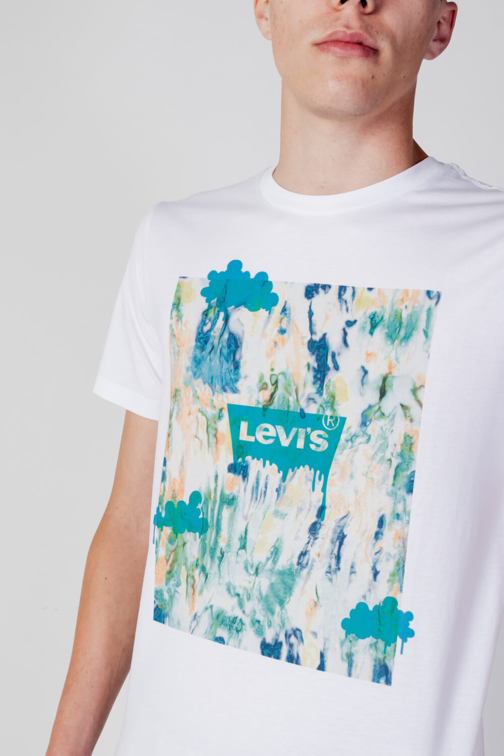 T-shirt Levi's® graphic crewneck Bianco - Foto 2