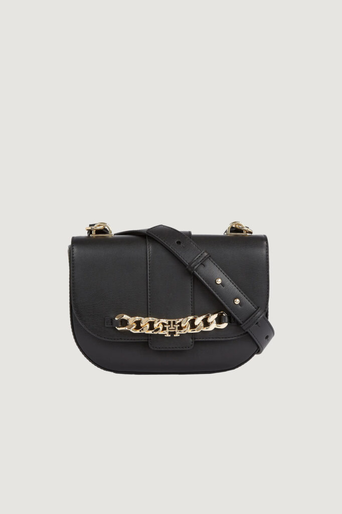 Borsa Tommy Hilfiger th luxe crossover Nero