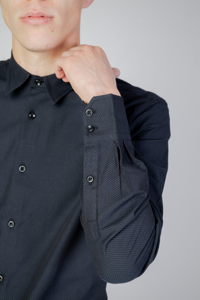 Camicia manica lunga Antony Morato napoli slim fit Blu