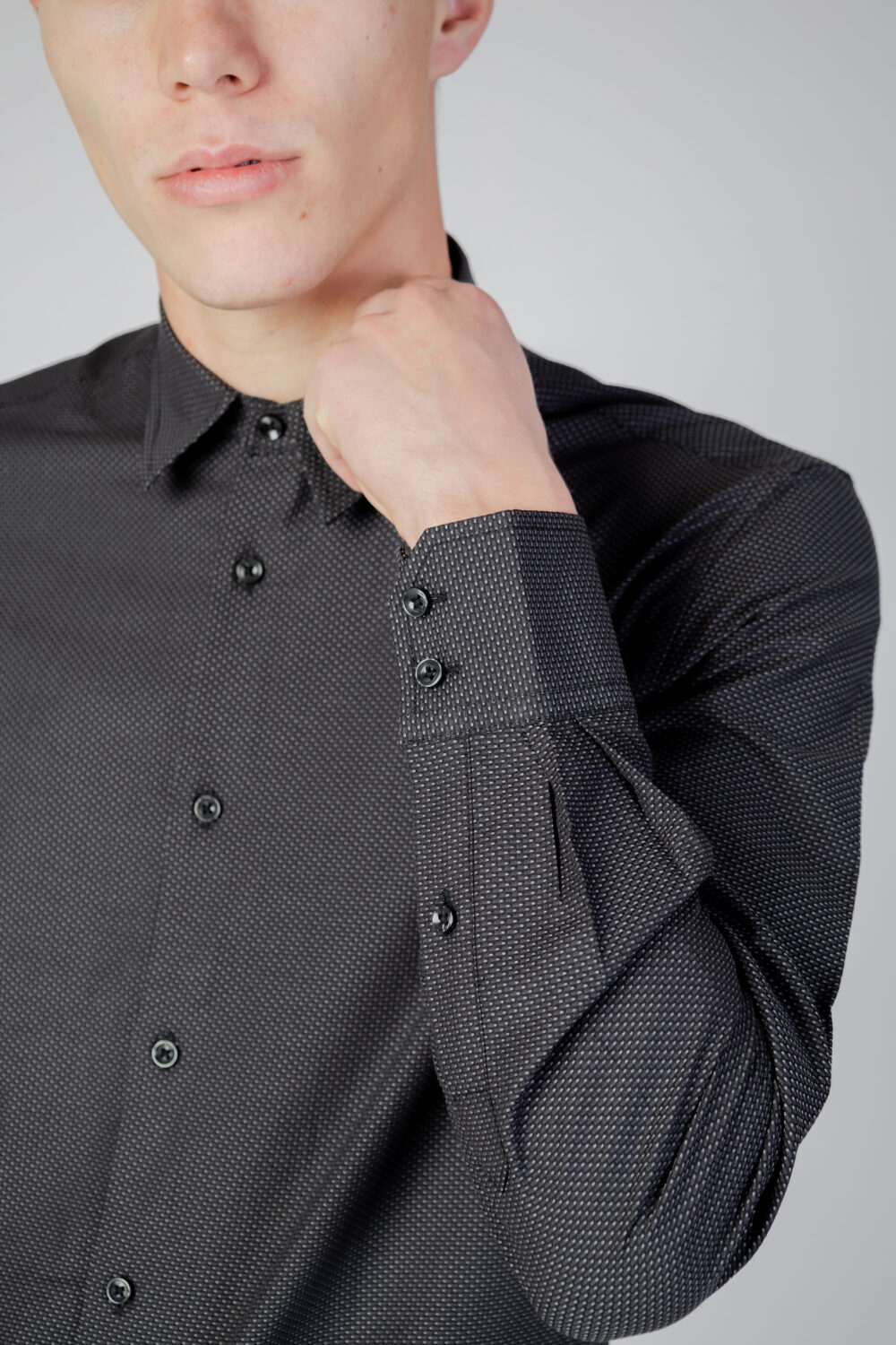 Camicia manica lunga Antony Morato napoli slim fit Grigio - Foto 2