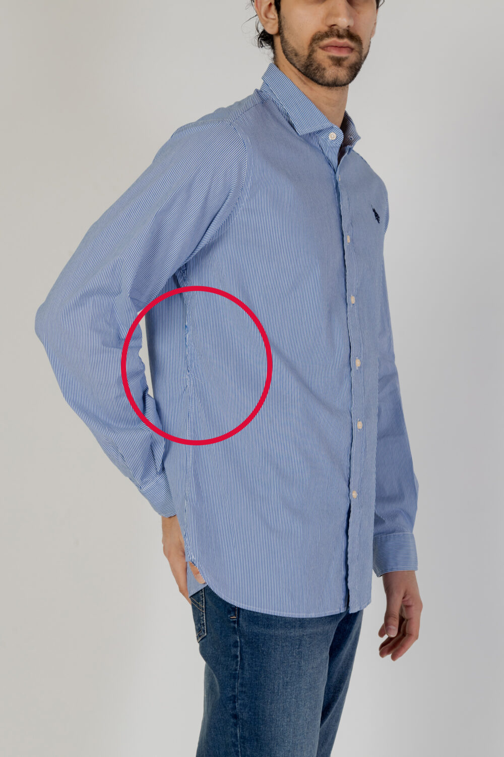 Camicia manica lunga U.S. Polo Assn. seconda scelta - cale Celeste - Foto 1