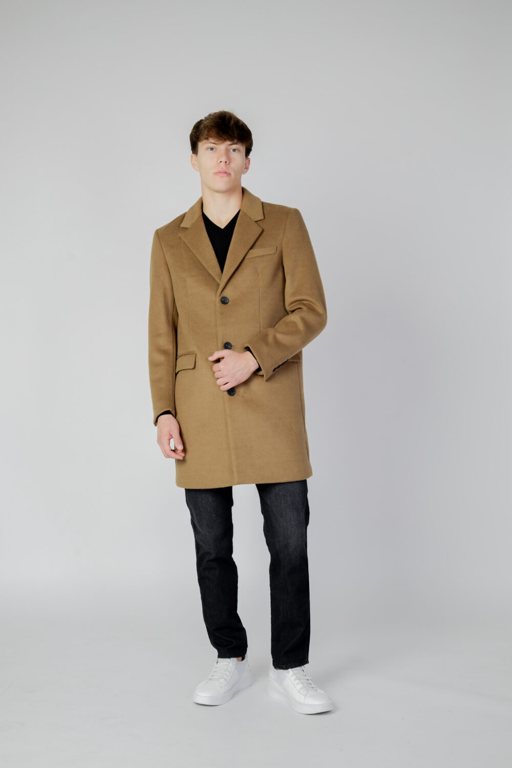 Cappotto Antony Morato russel slim fit Beige scuro - Foto 5