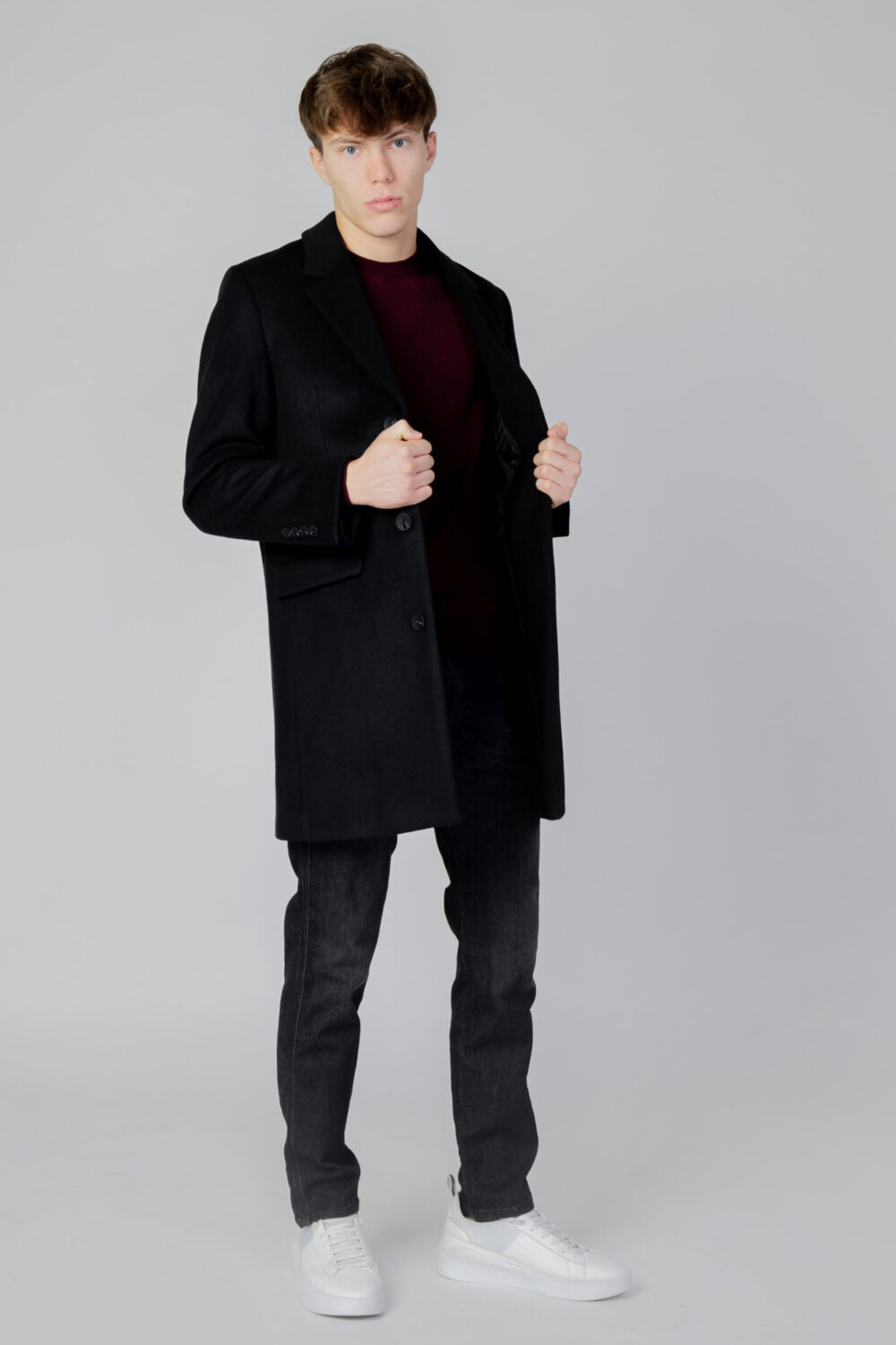 Cappotto Antony Morato russel slim fit Nero - Foto 1