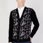 Cardigan Antony Morato regular fit in filato Nero - Foto 1