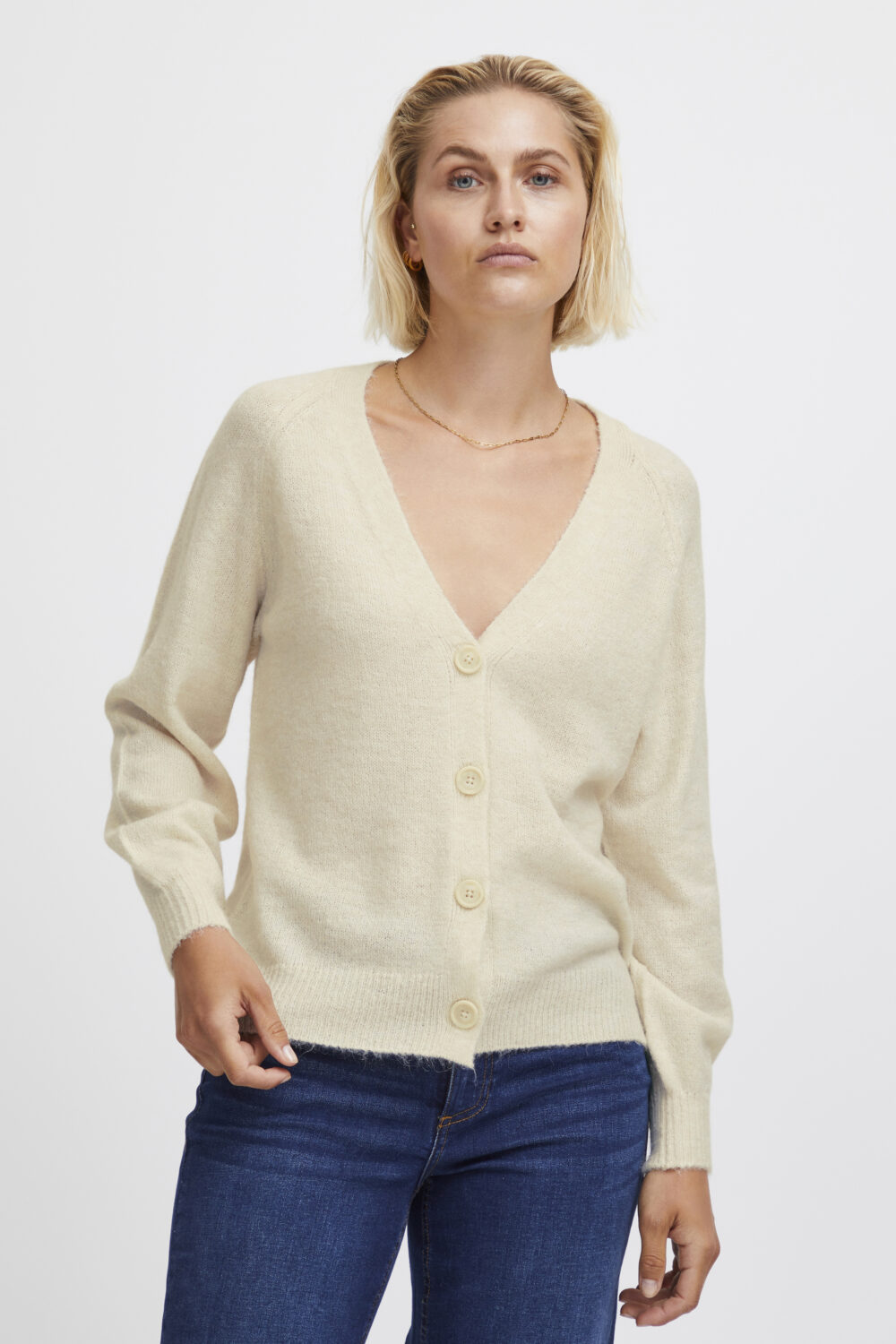 Cardigan ICHI ihkamara ca3 Beige - Foto 1