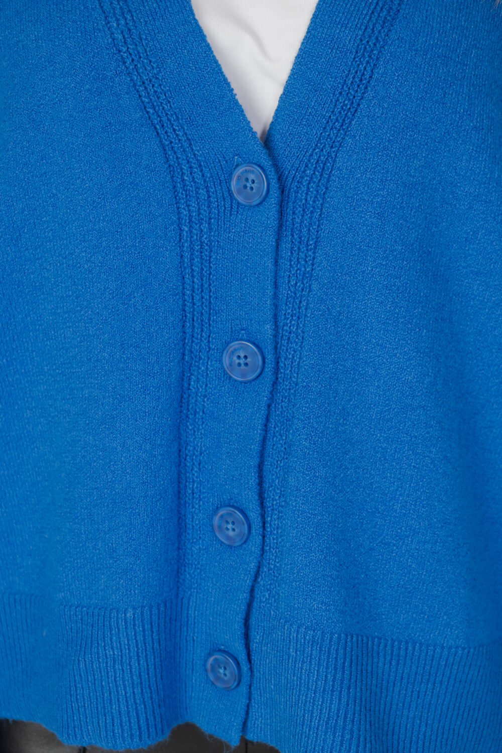 Cardigan Street One eos_w. button panel Azzurro - Foto 7