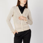 Cardigan Vila Clothes vianta rev frill glitter knit cardigan Oro - Foto 1