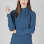 Dolcevita Street One turtle neck rib Petrolio - Foto 1