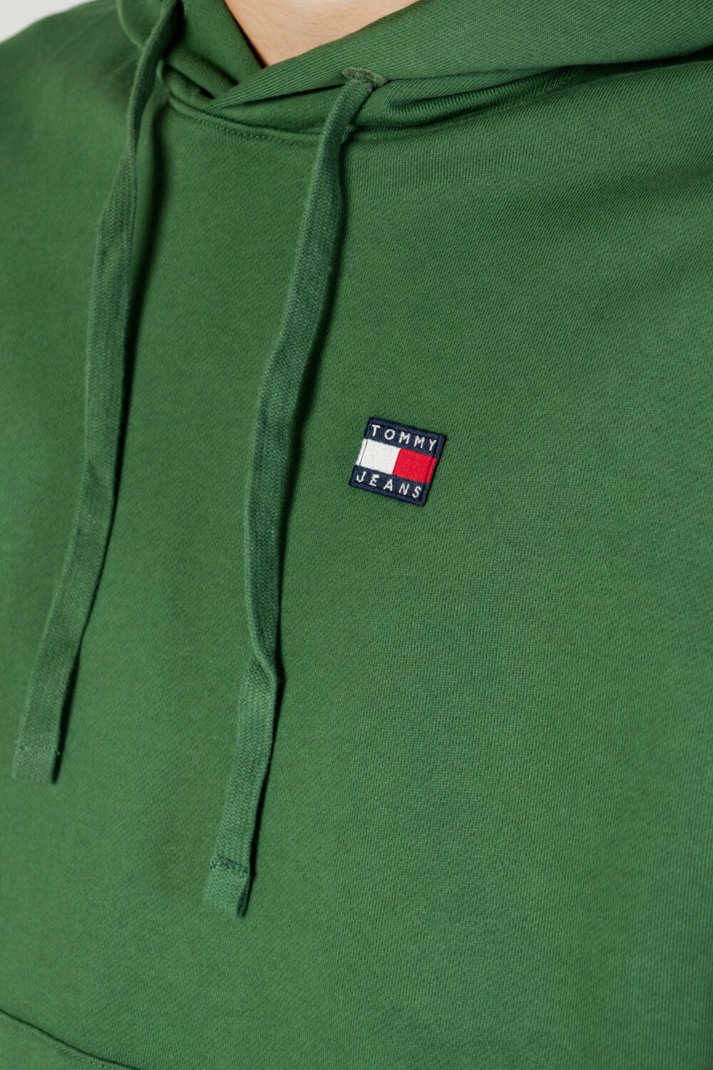 Felpa con cappuccio Tommy Hilfiger Jeans tjm rlx xs badge hoo Verde Scuro - Foto 4