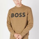 Felpa senza cappuccio Boss we basic crew Marrone - Foto 1