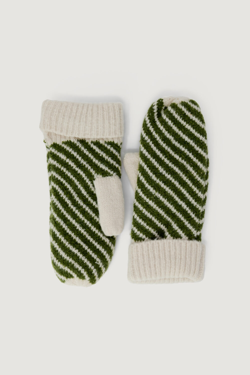 Guanti Only onllauretta knit mittens cc Panna - Foto 2