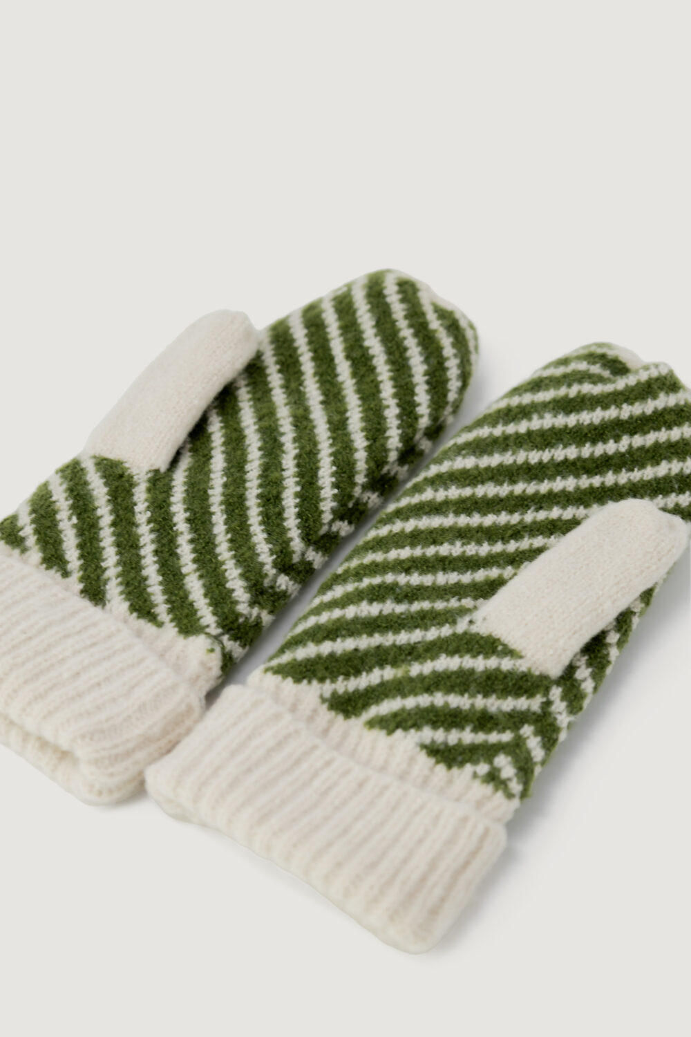 Guanti Only onllauretta knit mittens cc Panna - Foto 3