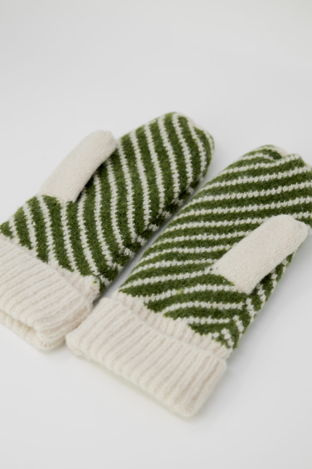 Guanti Only onllauretta knit mittens cc Panna - Foto 4