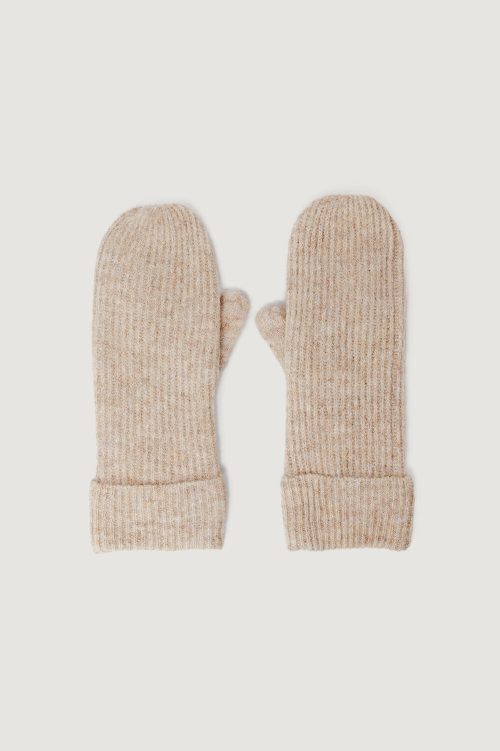 Guanti Vero Moda vmluca rib mittens ga Beige - Foto 1