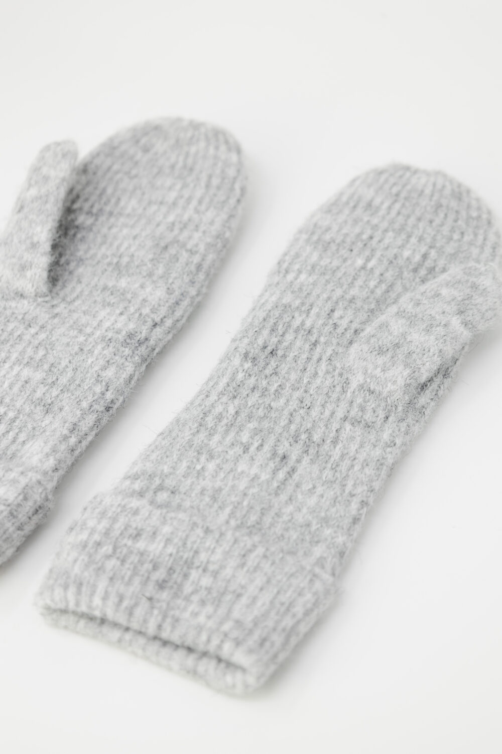 Guanti Vero Moda vmluca rib mittens ga Grigio Chiaro - Foto 2