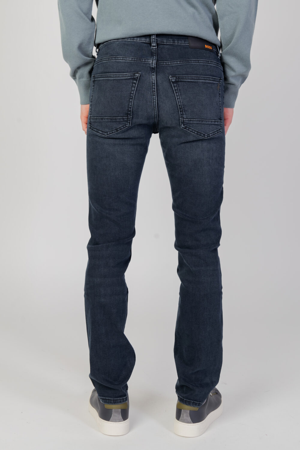 Jeans slim Boss delaware bc-p Denim scuro - Foto 3
