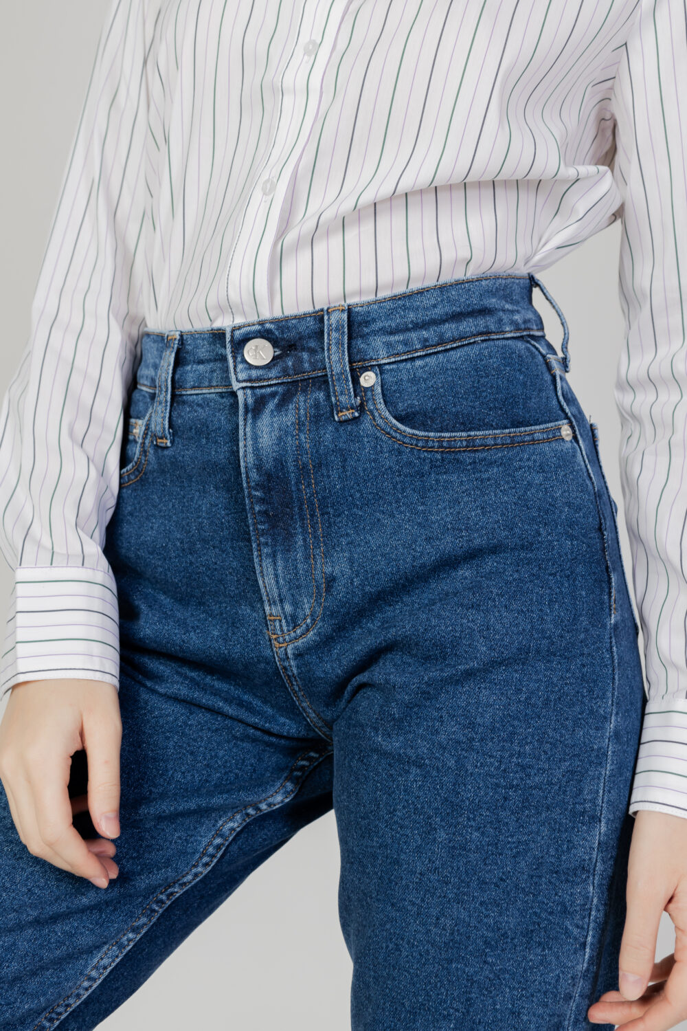 Jeans slim Calvin Klein Jeans authentic strai Denim - Foto 2