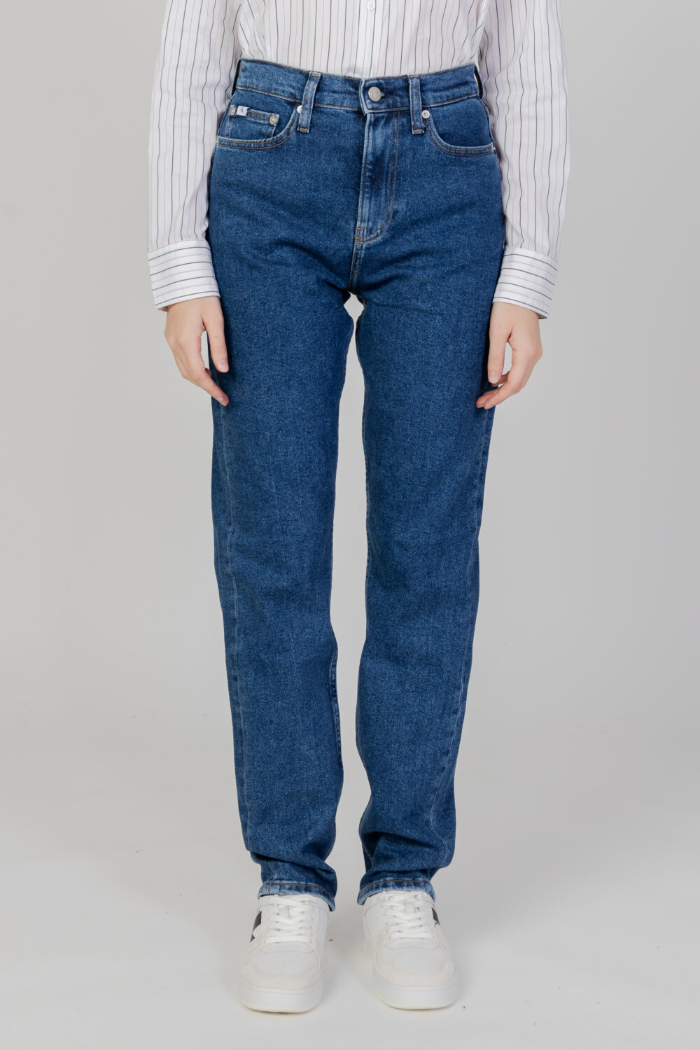 Jeans slim Calvin Klein Jeans authentic strai Denim - Foto 6