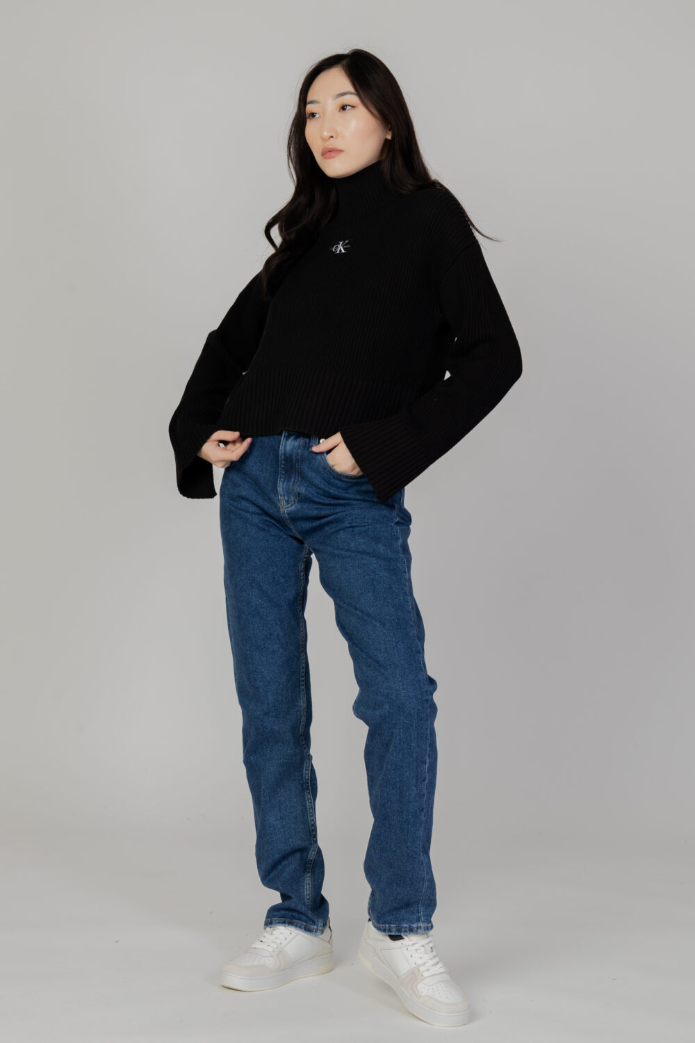 Jeans slim Calvin Klein Jeans authentic strai Denim - Foto 9