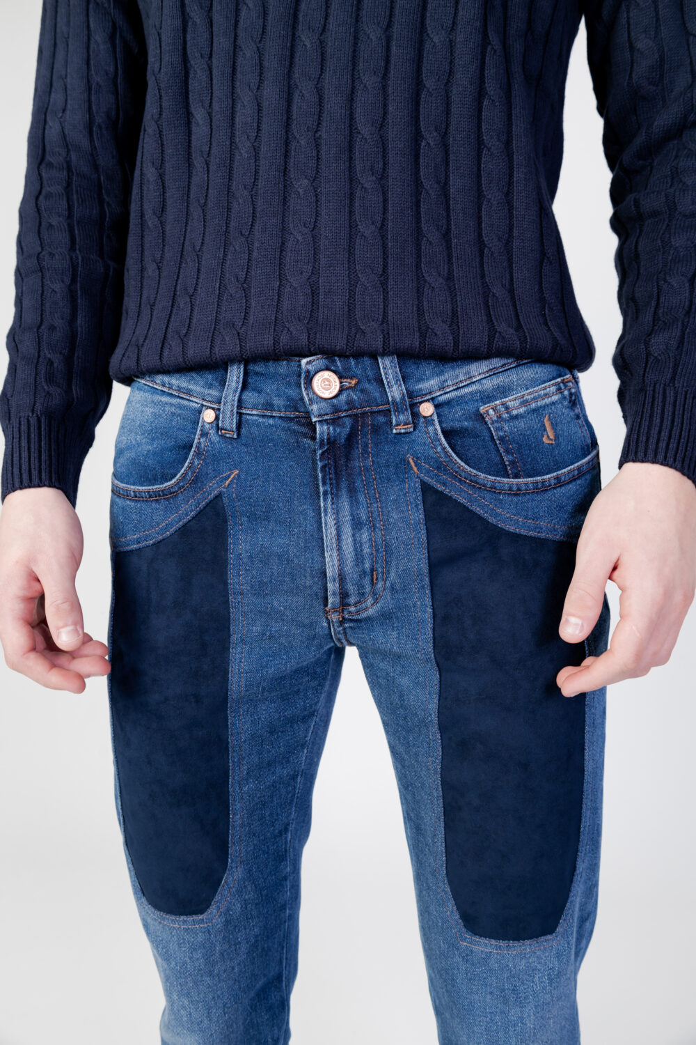 Jeans slim Jeckerson john 5tasche toppe Denim - Foto 2