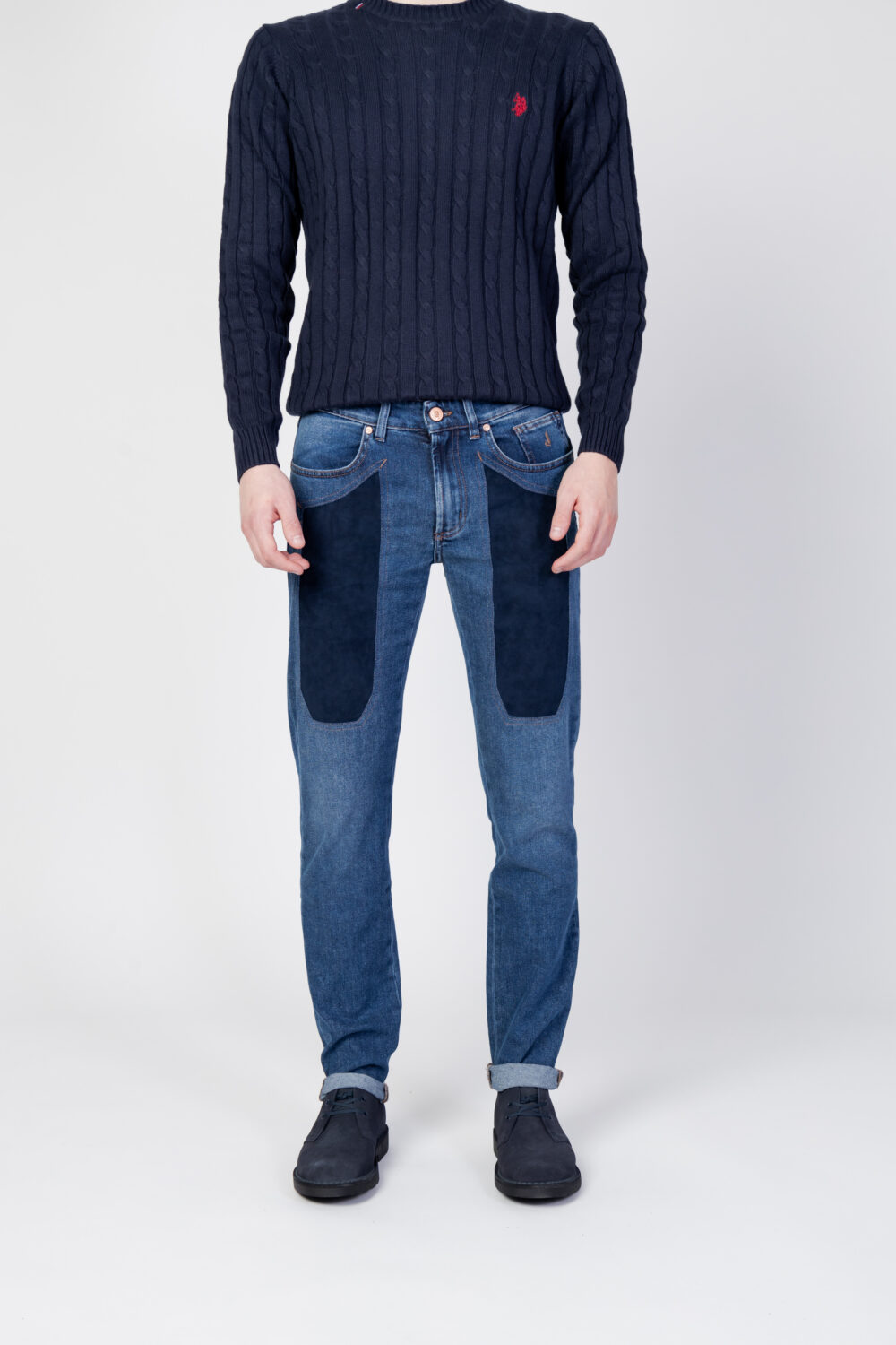 Jeans slim Jeckerson john 5tasche toppe Denim - Foto 7