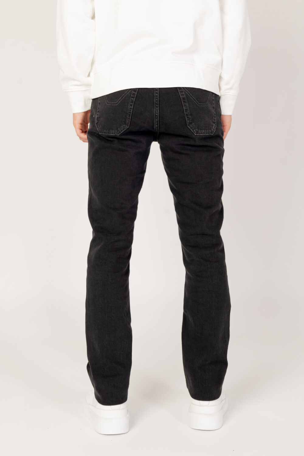 Jeans slim Jeckerson john 5 tasche toppa Nero - Foto 3