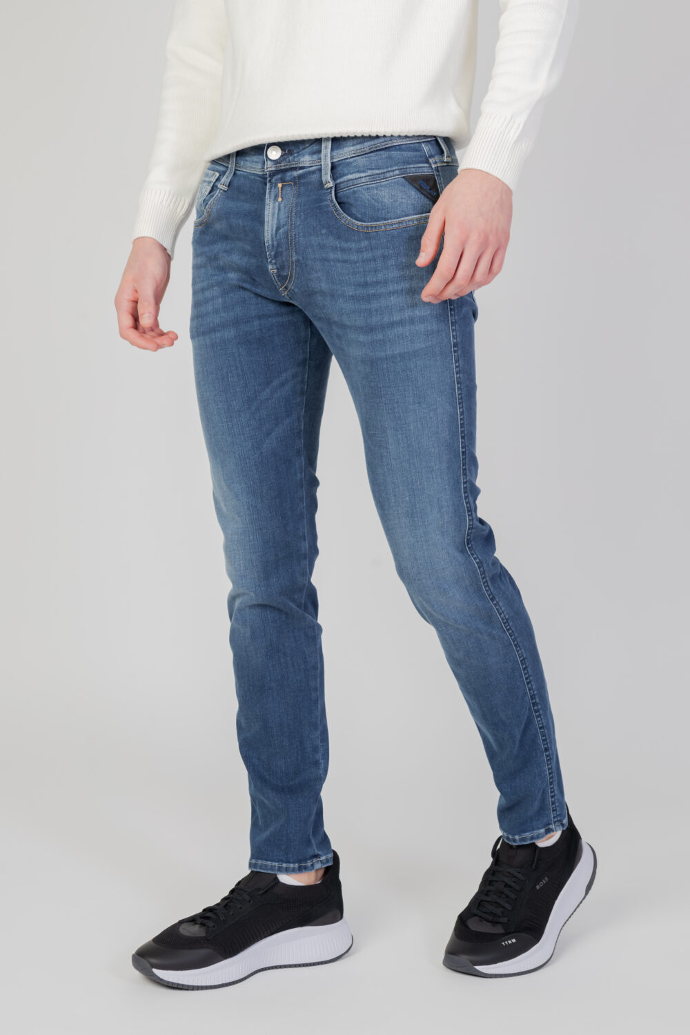 Jeans slim Replay anbass Blu - Foto 1