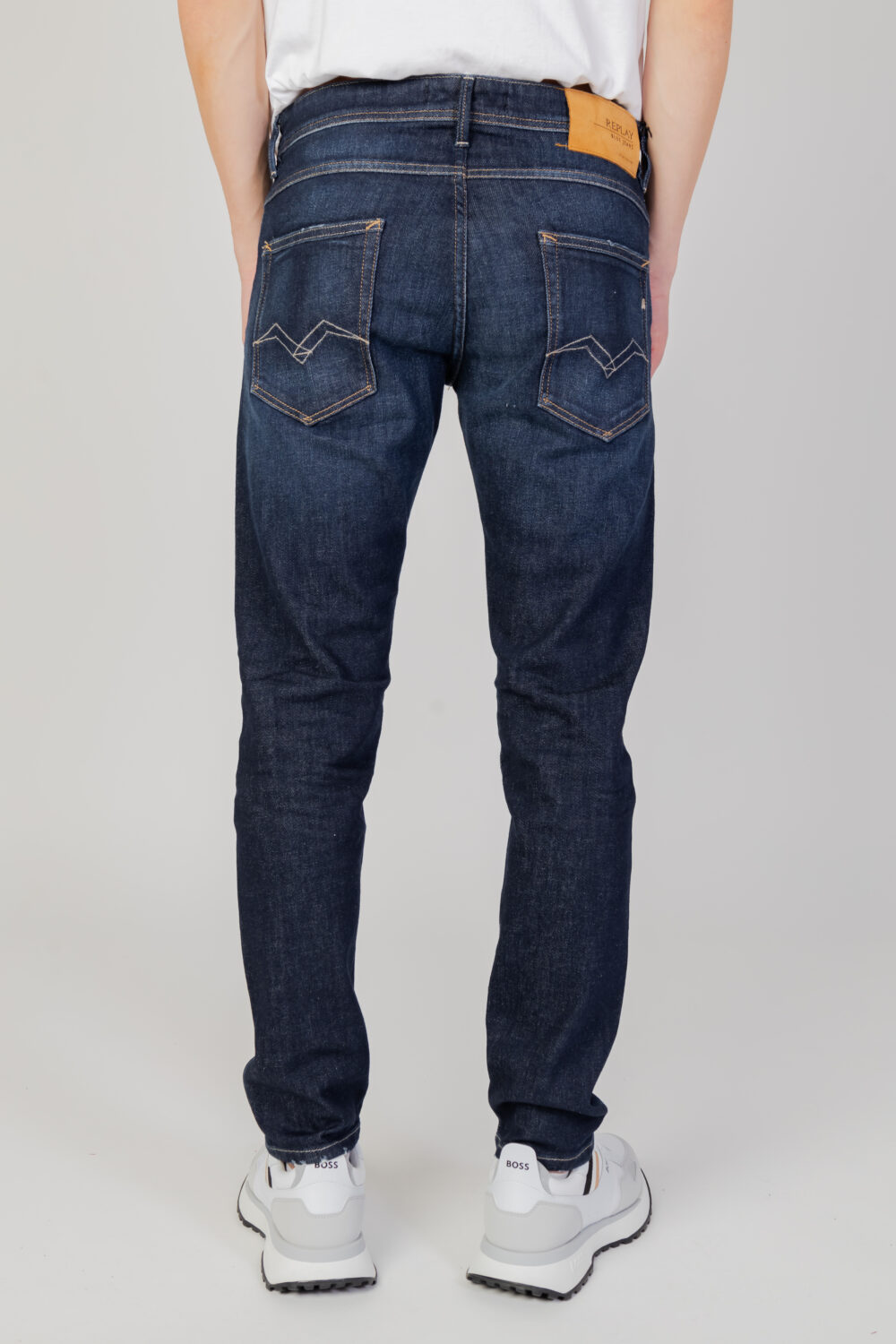 Jeans slim Replay willbi Blu - Foto 3