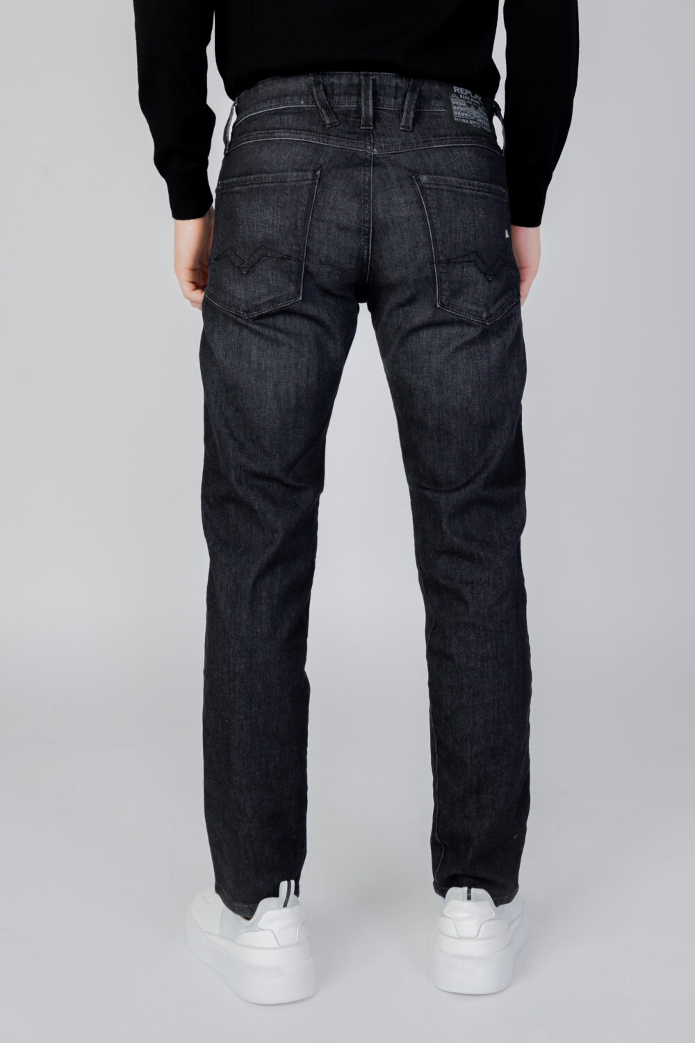 Jeans slim Replay anbass Nero - Foto 3